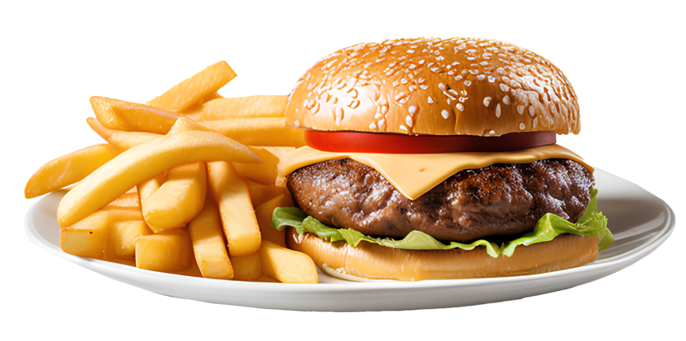 —Pngtree—burger meal with french fries_14296496 (1)